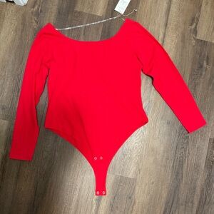 NWT Target A New Day Red Bodysuit